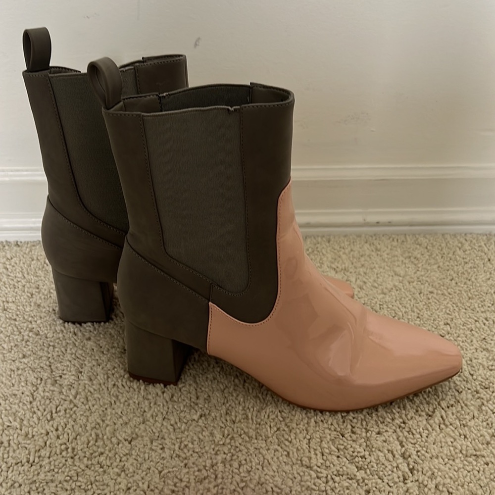 Multi color bootie size 9